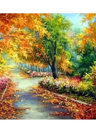 Алмазна мозаїка кольорова осінь 40х50 см colorart  sp0412 фото