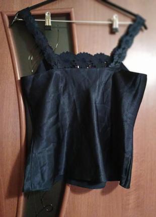 Італія. шикарна шовкова ажурна в білизняному стилі кофточка блуза майка3 фото