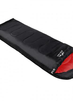 Спальный мешок (спальник) одеяло sportvida sv-cc0064 +2 ...+21°c l black/red2 фото