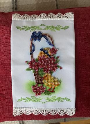 Пасхальное детское полотенце