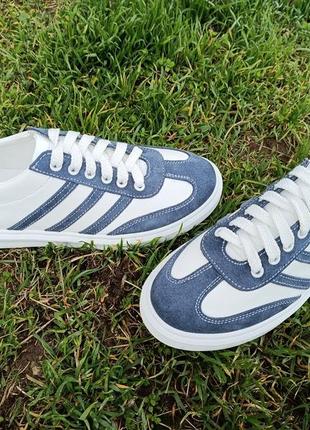 Кеды женские кожаные