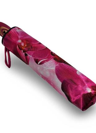 Жіноча парасоля frei regen напівавтомат орхідея атлас #0908134 фото