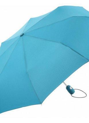 Женский складной зонт полный автомат (fare5460-blue) 97 см fare голубой (2000001298695)