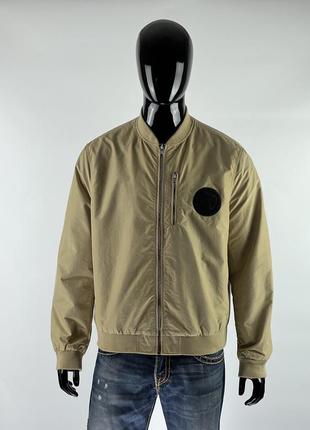 Мужская куртка бомбер the weekend x h&amp;m10 men's beige bomber jacket size l2 фото