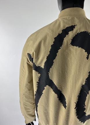 Мужская куртка бомбер the weekend x h&amp;m10 men's beige bomber jacket size l6 фото