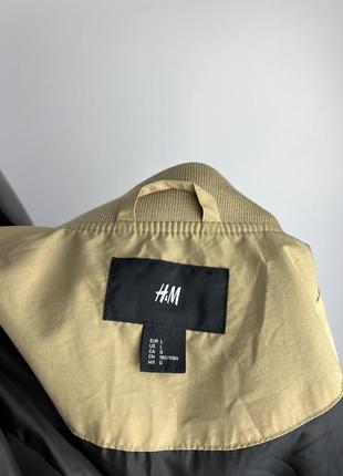 Мужская куртка бомбер the weekend x h&amp;m10 men's beige bomber jacket size l9 фото