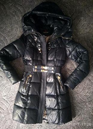 Пальто зимнее теплое куртка зимняя