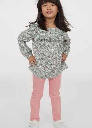 Блузка с воланами от h&amp;m на 8-9 лет