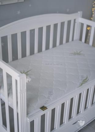 Матрас для детской кроватки baby comfort aloe vera 120*60*10 см