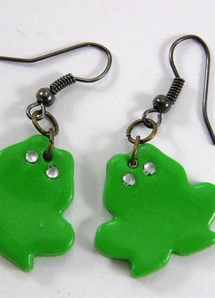 Сережки жабки