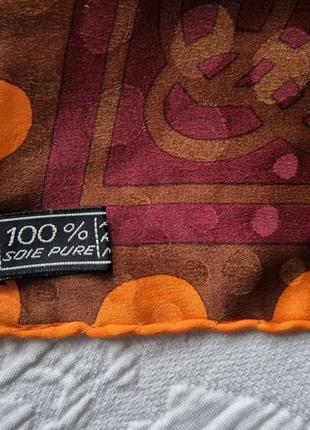 Дизайнерский шикарный шелковый платок от gianfranco ferre5 фото