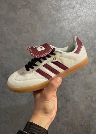 Cream white wales bonner x adidas samba