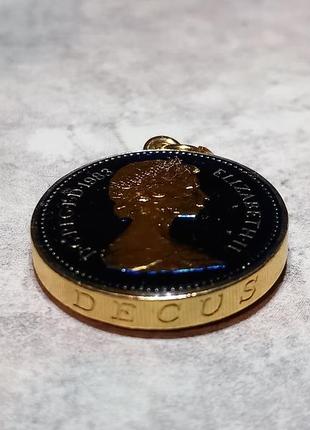 Коллекционная монета кулон золото3 фото