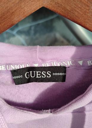 Хлопковая кофта на флисе худи guess гесс10 фото