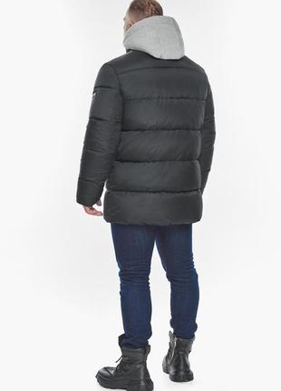 Функціональна чоловіча куртка в графітовому кольорі модель 645507 фото