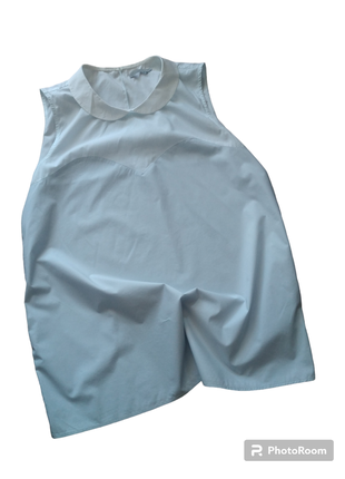 Шикрная нежная блуза, туника с карманами1 фото