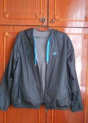 Nike -50-52 р.- оригинал фирменная двухсторонняя ветровка