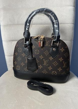 Жіноча сумочка louis vuitton alma (brown)