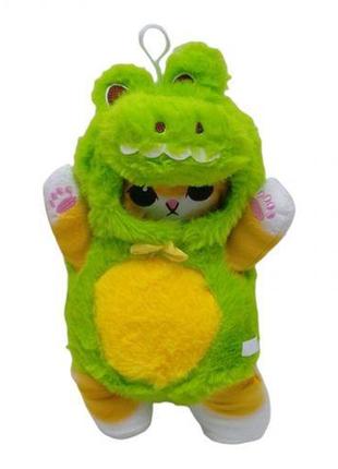 М'яка іграшка "котик у костюмі динозаврика: anime cat mofusand plush toys", 27 см від imdi