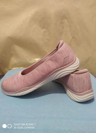 Кроссовки мокасины skechers goga mat plush