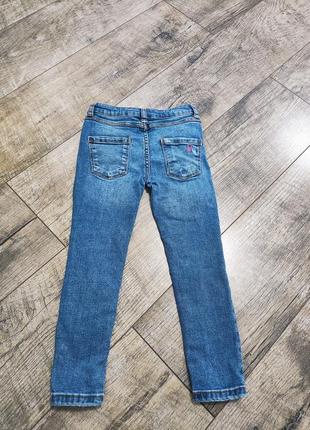 Джинсы узкие, скинни, denim co, р. 104-110, 4-5 года, длинна 59см3 фото