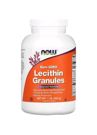 Now foods лецитин у гранулах — 454 грами/сша2 фото