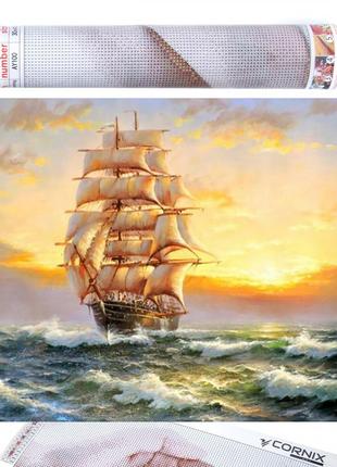 Набор алмазной мозаики (вышивки) cornix art 40 x 30 см ay41