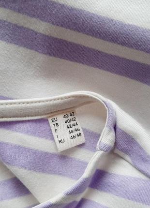 Хлопковая блузка лонгслив в полоску tcm tchibo9 фото