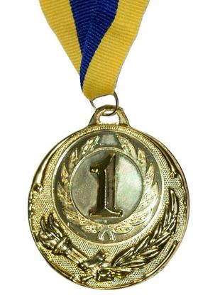 Медаль нагородна 43502 д7см 1 місце золото