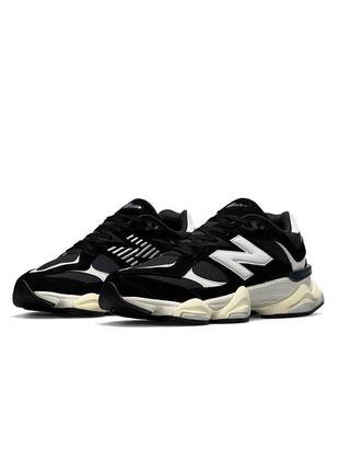 Мужские красовки new balance 9060 black white