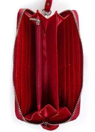 Женский кошелек кожаный classic dr. bond w38 red3 фото