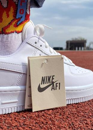 Nike air force 1 classic white premium9 фото