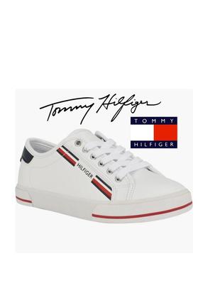 Женские белые базовые кеды оригинал tommy hilfiger guess zara massimo dutti kors1 фото