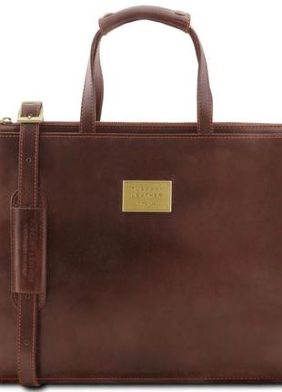 Palermo - жіночий портфель на 3 відділення зі шкіри tuscany leather tl141343