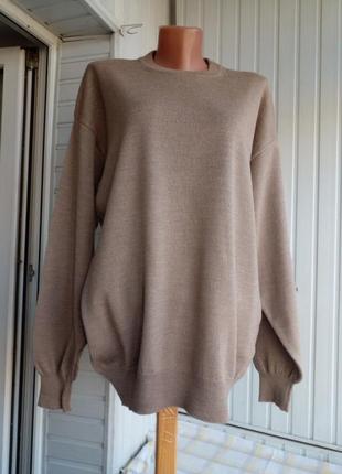 Шерстяной свитер джемпер большого размера батал2 фото