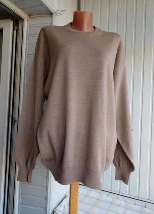 Шерстяной свитер джемпер большого размера батал4 фото