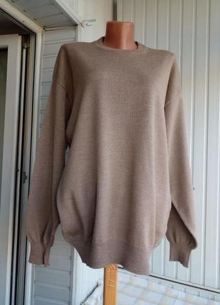 Шерстяной свитер джемпер большого размера батал8 фото