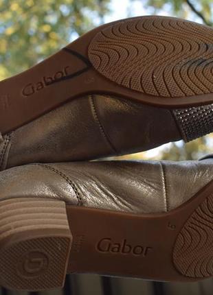 Кожаные туфли балетки лодочки габор gabor р.3 р.37 23,5-23,7 см5 фото