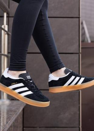 Adidas gazelle black white 36 37 38 39 409 фото