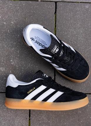 Adidas gazelle black white 36 37 38 39 407 фото