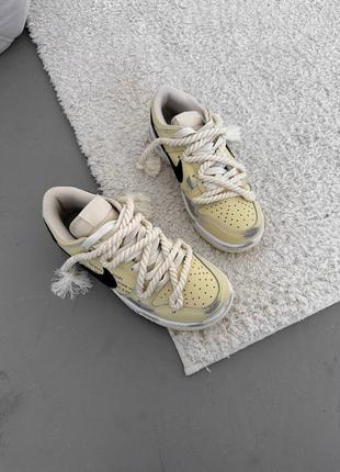 Кроссовки nike sb dunk low yellow.9 фото