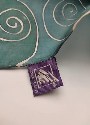 Шелковый платок ideen in stoff 100% шелк батик, шов роуль