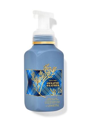 Увлажняющее мыло-пена bath and body works sweater weather