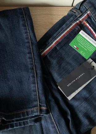 Женские синие джинсы с лампасами tommy hilfiger оригинал ,27-28р