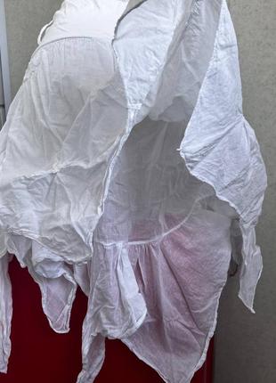 Юбка асимметричная юбка двухслойная4 фото