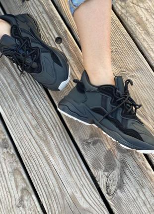 Мужские кроссовки adidas ozweego black