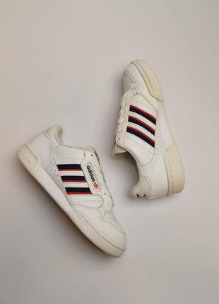 Adidas continental, белые кроссовки3 фото