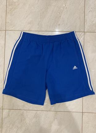 Спортивные шорты adidas синие мужские1 фото