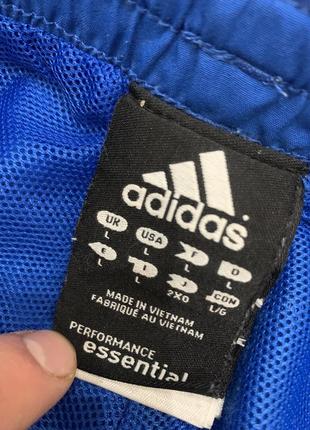 Спортивные шорты adidas синие мужские6 фото