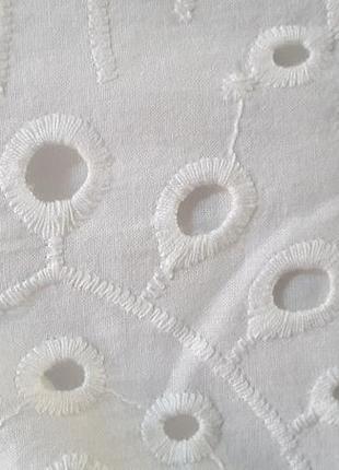 Сукня , біле по білому,  вишивка, uk 10,  великобританія3 фото
